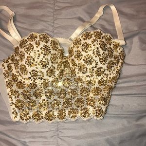 Bebe embellished corset